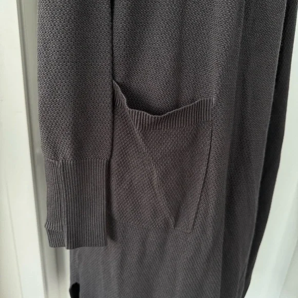 Lululemon Lunar Lengths Wrap Sweater Graphite Grey - Picture 4 of 12